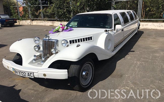 Аренда Лимузин Excalibur на свадьбу Одеса