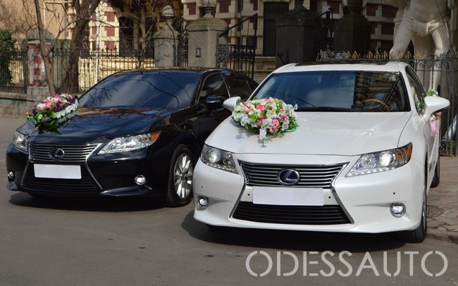 Аренда Lexus ES300H на свадьбу Одеса