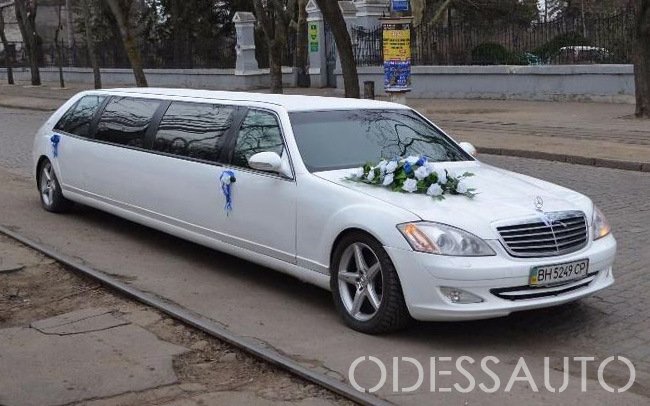 Аренда Лимузин Mercedes S-Class W220 на свадьбу Одеса