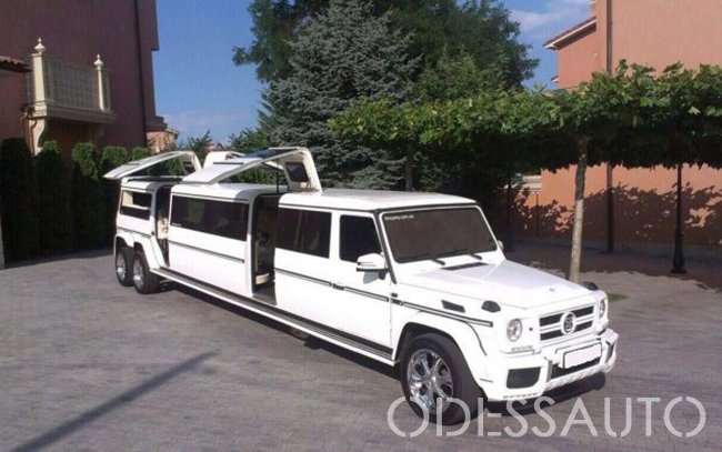 Аренда Лимузин Mercedes G-Class на свадьбу Одесса