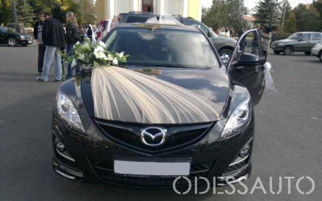 Аренда Mazda 6 на свадьбу Одеса