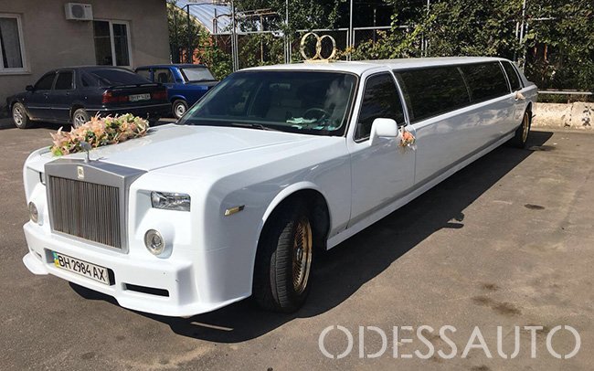 Аренда Лимузин Rolls Royce на свадьбу Одеса