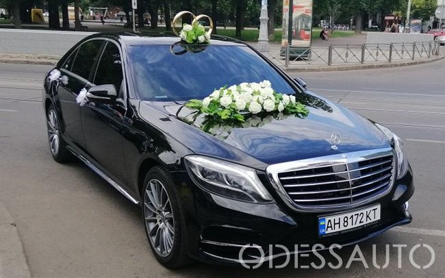 Аренда Mercedes S-Class W221 (реплика W222) на свадьбу Одесса